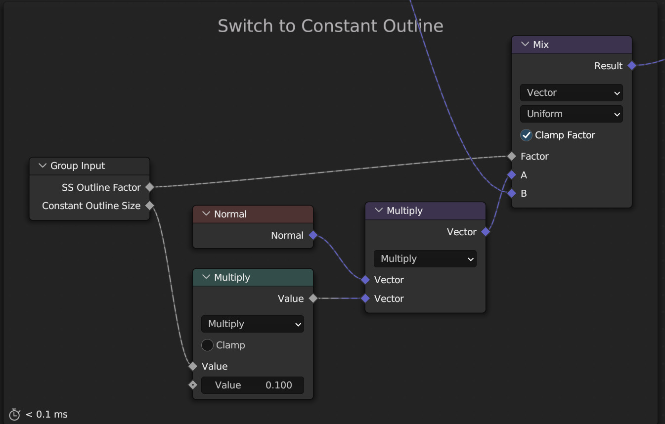 World Space Outline Option